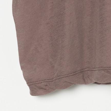 SHEER COTTON  DOLMANSLEEVE TEE 詳細画像 ダークブラウン 4