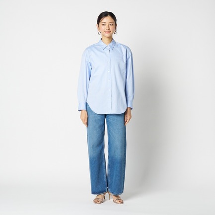 the  EDITOR SHIRT 詳細画像 サックス 1