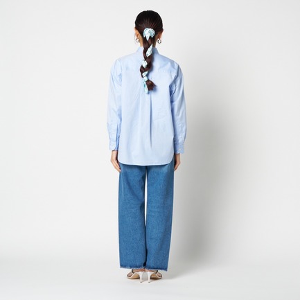 the  EDITOR SHIRT 詳細画像 サックス 3