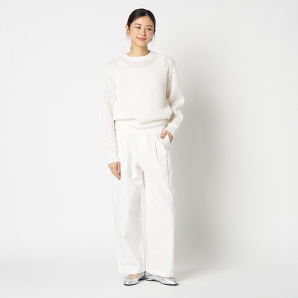 LILY YARN MESH KNIT 詳細画像 ホワイト 1