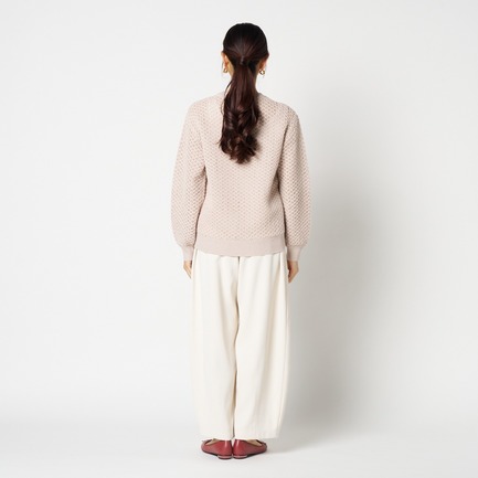 LILY YARN MESH KNIT 詳細画像 ベージュ 8