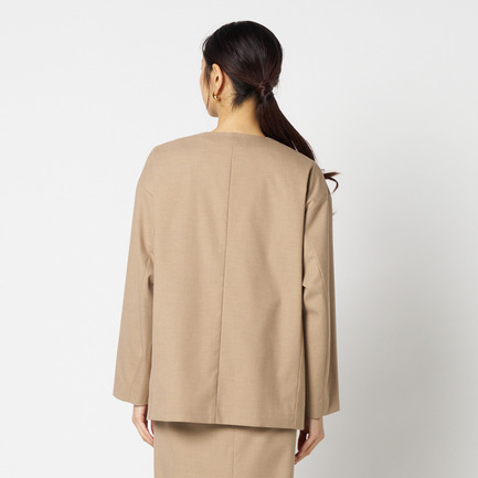 the ELLISON JACKET (NO COLLAR) 詳細画像 ベージュ 11
