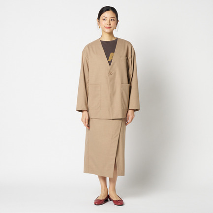 the ELLISON JACKET (NO COLLAR) 詳細画像 ベージュ 12