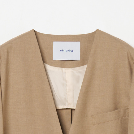 the ELLISON JACKET (NO COLLAR) 詳細画像 ベージュ 2