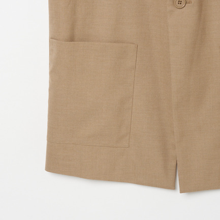 the ELLISON JACKET (NO COLLAR) 詳細画像 ベージュ 4
