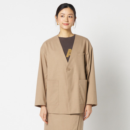 the ELLISON JACKET (NO COLLAR) 詳細画像 ベージュ 9