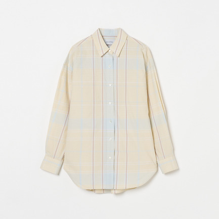 the EDITOR SHIRT (PALE PLAID)
