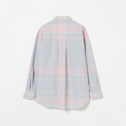 the EDITOR SHIRT (PALE PLAID) 詳細画像 ブルー系 1