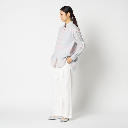 the EDITOR SHIRT (PALE PLAID) 詳細画像 ブルー系 11
