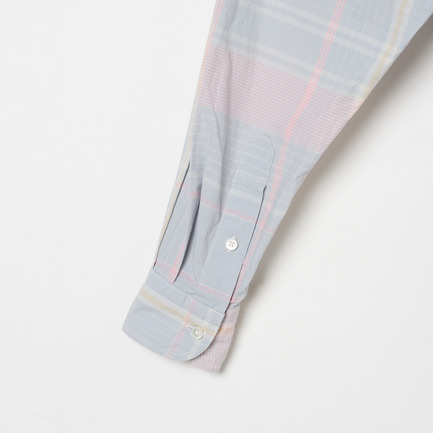the EDITOR SHIRT (PALE PLAID) 詳細画像 ブルー系 3