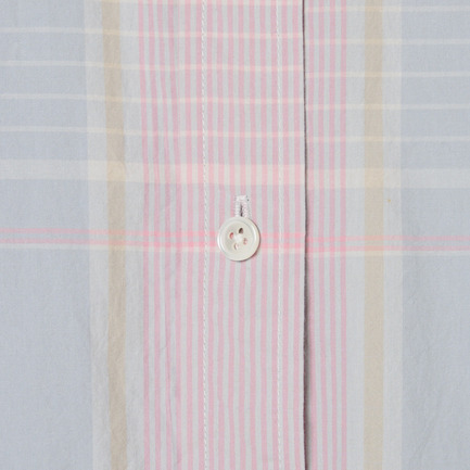 the EDITOR SHIRT (PALE PLAID) 詳細画像 ブルー系 5