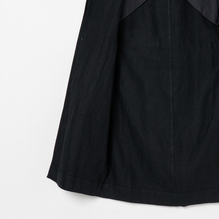 DUNGAREES LINEN COAT 詳細画像 ブラック 5