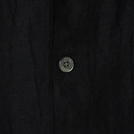 DUNGAREES LINEN COAT 詳細画像 ブラック 7