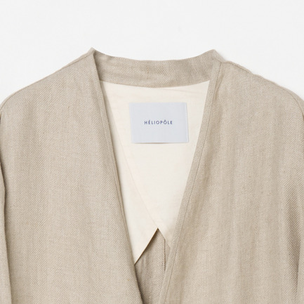 DUNGAREES LINEN COAT 詳細画像 ベージュ 2