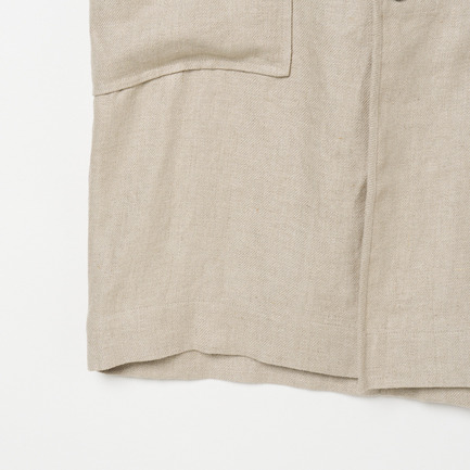 DUNGAREES LINEN COAT 詳細画像 ベージュ 4