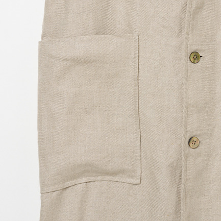 DUNGAREES LINEN COAT 詳細画像 ベージュ 6