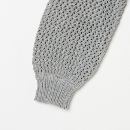 MESH KNIT CARDIGAN 詳細画像 ミディアムグレー 3