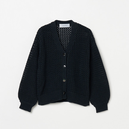 MESH KNIT CARDIGAN