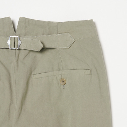 CINCH BACK PANTS 詳細画像 オリーブ 4