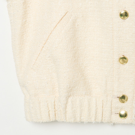 TWEED BLOUSON 詳細画像 アイボリー 4