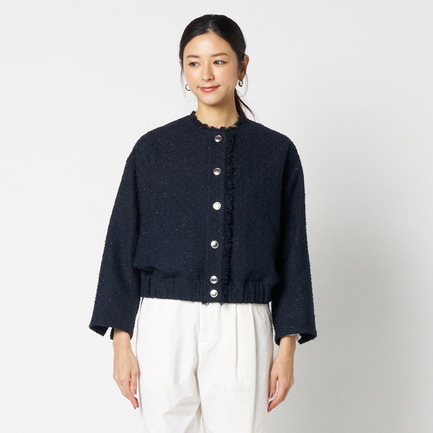 TWEED BLOUSON 詳細画像 ネイビー 1