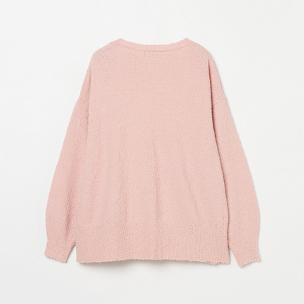 BUBBLE COTTON KNIT OPEN CARDIGAN 詳細画像 ピンク系 1