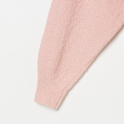 BUBBLE COTTON KNIT OPEN CARDIGAN 詳細画像 ピンク系 3