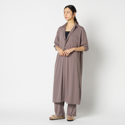 DRY TOUCH SMOOTH SHIRT DRESS 詳細画像 ダークブラウン 6