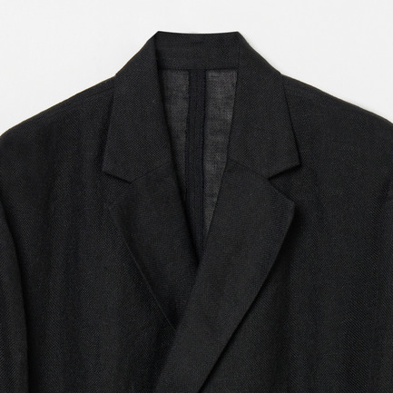 DUNGAREES LINEN JACKET 詳細画像 ブラック 2