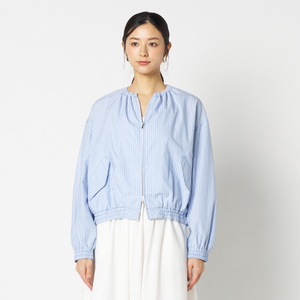 STRIPE SHIRT BLOUSON 詳細画像 サックス 6