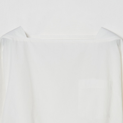 SQUARE NECK PULLOVER 詳細画像 ホワイト 2