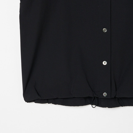 FRENCH SLEEVE DRAWSTRING SHIRT 詳細画像 ブラック 4