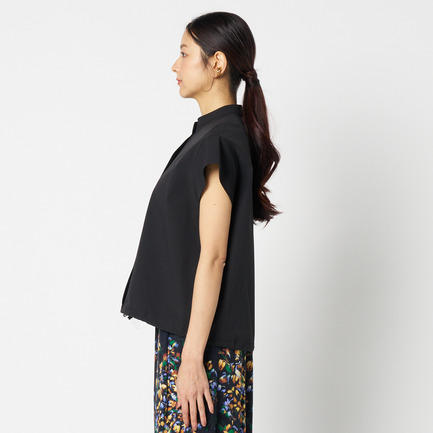 FRENCH SLEEVE DRAWSTRING SHIRT 詳細画像 ブラック 8