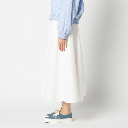 DRAWSTRING GATHERED SKIRT 詳細画像 ホワイト 2