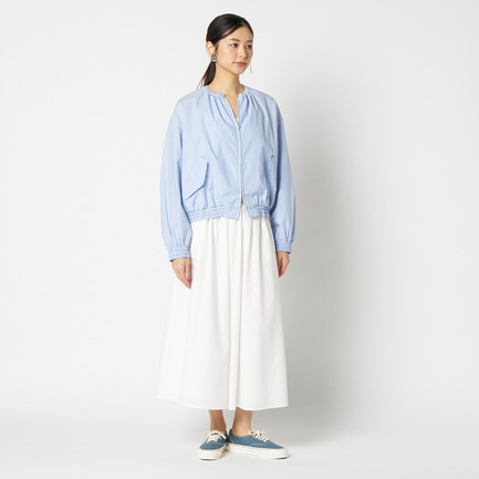 DRAWSTRING GATHERED SKIRT 詳細画像 ホワイト 4