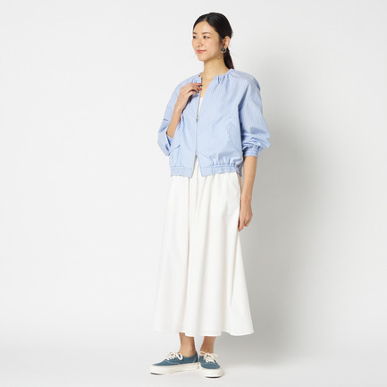 DRAWSTRING GATHERED SKIRT 詳細画像 ホワイト 5