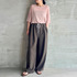 BARREL LEG TUCK PANTS 詳細画像