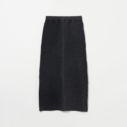FADE RIB KNIT I LINE SKIRT
