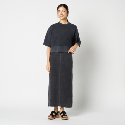 FADE RIB KNIT I LINE SKIRT 詳細画像 チャコールグレー 10
