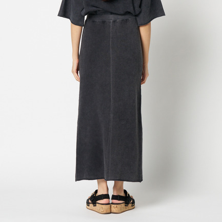 FADE RIB KNIT I LINE SKIRT 詳細画像 チャコールグレー 8