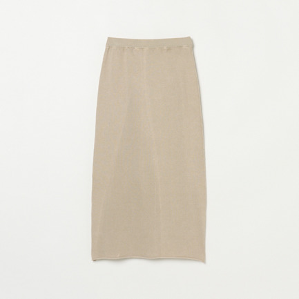 FADE RIB KNIT I LINE SKIRT
