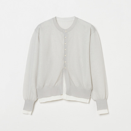 LAYERED KNIT REVERSIBLE GARDIGAN