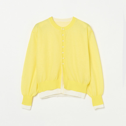 LAYERED KNIT REVERSIBLE GARDIGAN