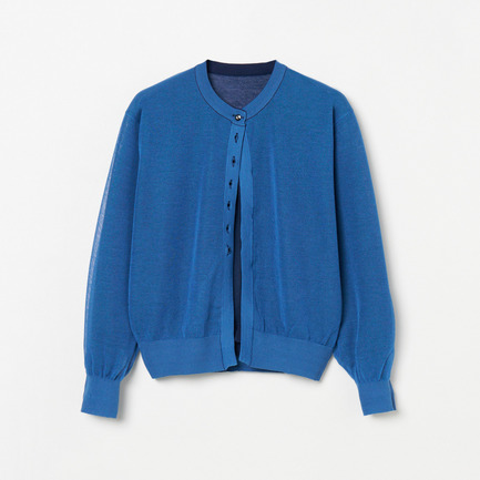 LAYERED KNIT REVERSIBLE GARDIGAN 詳細画像 ネイビー 7