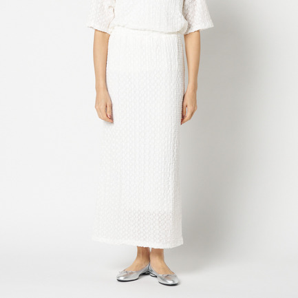 STRETCH LACE TIGHT SKIRT 詳細画像 ホワイト 1