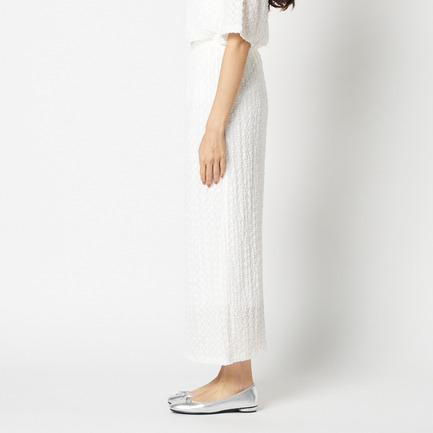 STRETCH LACE TIGHT SKIRT 詳細画像 ホワイト 2