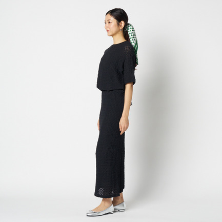 STRETCH LACE TIGHT SKIRT 詳細画像 ブラック 10