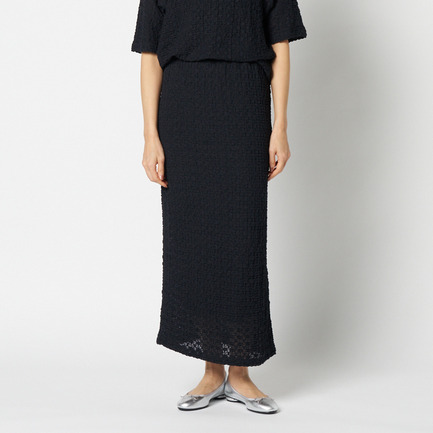 STRETCH LACE TIGHT SKIRT 詳細画像 ブラック 6