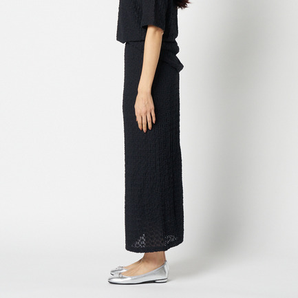 STRETCH LACE TIGHT SKIRT 詳細画像 ブラック 7