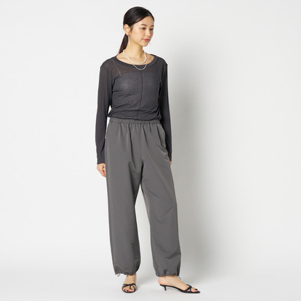 【smooth skin series】wide crew neck 詳細画像 チャコールグレー 5